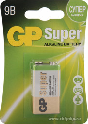 Батарейка GP Super G-TECH 1604A/6LR61 BL1 9V крона