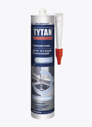 Герметик силиконакриловый для Кухни и Ванной бесцветный Tytan Professional 280мл