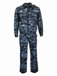 Костюм охранника летний КМФ цифра серый