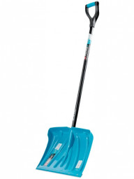 Лопата для уборки снега пластиковая 460х335х1300 мм металлопластиковый черенок PALISAD Luxe