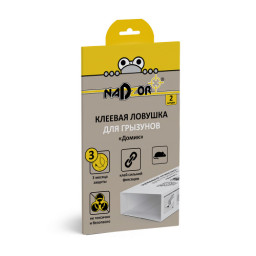 Ловушка клеевая для грызунов Домик 2шт Nadzor