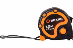 Рулетка 10м*25мм Вихрь 
