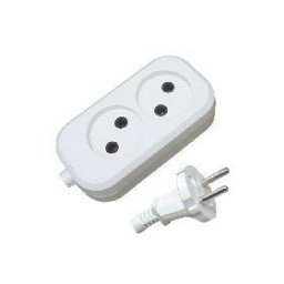 Удлинитель Универсал У6-011 М ПВС 2*0,75 2гн. 5м