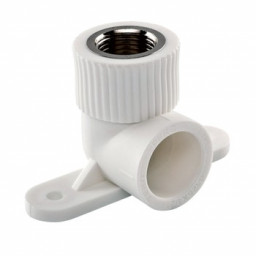 Угольник комбинированный с креплением пп TEBO ВР 20х1/2"