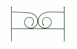 Заборчик №11 Модерн 0,59*0,92м металл 5 секций (4 метра) САДОВИТА